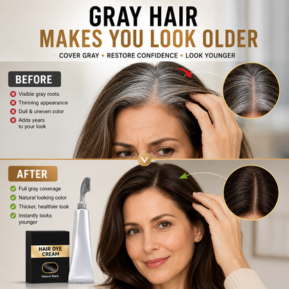 Instant Gray Hair Touch-Up Comb – Easy Root Coverage for Men & Women