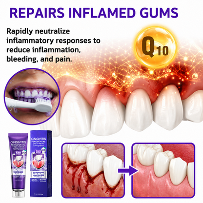 🦷 Periodontal Repair Toothpaste (for Bleeding Gums, Receding Gums, and Loose Teeth)