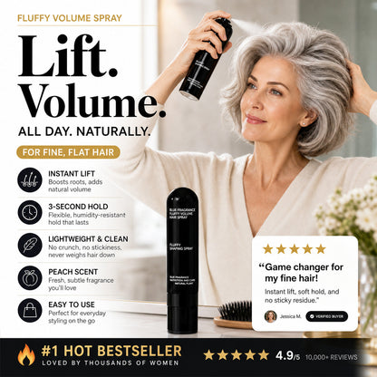 Fluffy Hair Shaping Spray – Instant Volume & Long-Lasting Lift Without Sticky Residue