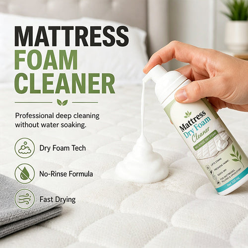 🎃 Halloween Special | No-Rinse Mattress Cleaning Foam – Enzyme-Powered & Quick-Dry 🛏️✨
