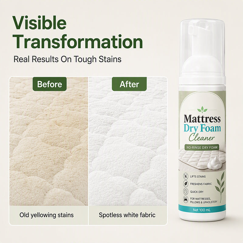 🎃 Halloween Special | No-Rinse Mattress Cleaning Foam – Enzyme-Powered & Quick-Dry 🛏️✨