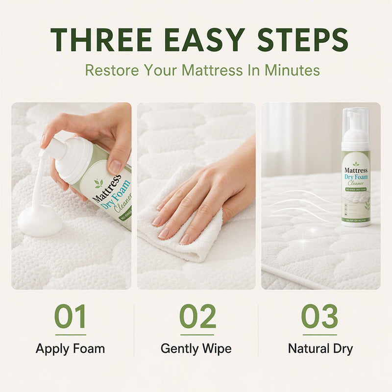 🎃 Halloween Special | No-Rinse Mattress Cleaning Foam – Enzyme-Powered & Quick-Dry 🛏️✨