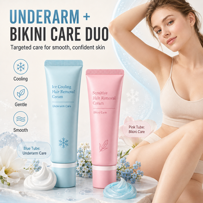 🥳2026 TOP Ice🥳 Hair Removal Cream – Enriched with Rose & Lavender Oil, Niacinamide Brightening – Inhibits Regrowth, Longer-Lasting Smoothness! 💖💨